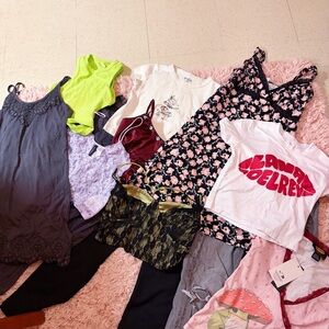 Bulk Girly American Eagle Brandy Melville Urban Outfitters Crop Top Bundle